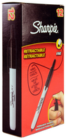 Sharpie Retractable Marker Black S0437020 S0751460