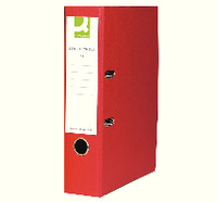 Q-Connect Lever Arch File A4 Paper-Backed Red