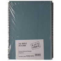 A4 Spiral Pad 80 LeafWX01072 (Individual or Bulk Pack Available)