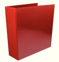 Presentation 4D-Ring Binder 65mm Red WX70296 (Pk 10)