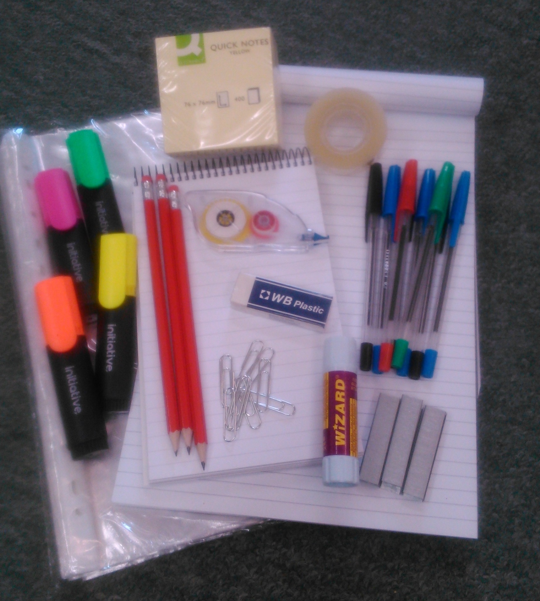 Stationery Essentials Top Up Bundle funkypen.co.uk