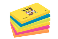 Post-it Super Sticky Notes 76x127mm Rio Assorted Pack of 6 655-6SS-RIO-EU