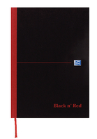 Black N Red Casebound Book Recycled A5 90gsm 192 Pages 100080430