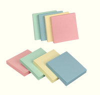 Q-Connect Pastel Quick Note Repositionable Pad 76x76mm Rainbow
