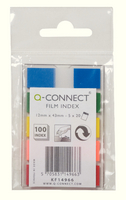 Q-Connect Page Marker 1/2 inch 5-Colour Assorted (5 Pads of 26) KF14966