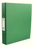Q-Connect 2-Ring Binder A4 25mm Paper-Backed Green KF20037