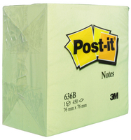 3M Post-it Cube 76x76mm Yellow 636B