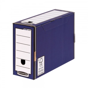 Fellowes Bankers Box Premium Transfer File Blue /White 00059-FF