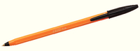 Bic Orange Fine Ball Point Pen Black (Pk 20) 1199110114