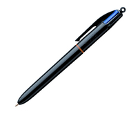 Bic Black/Blue/Green/Red 4 Colours Pro Ballpoint Pen 2 902129