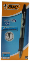 Bic Velocity Retractable Gel Rollerball Pen Medium Black 829157