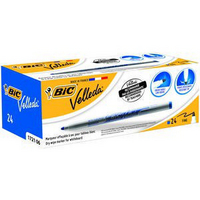 Bic Velleda Blue Whiteboard Markers Pk24