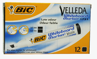 Bic Velleda Whiteboard Marker Chisel Tip Black 1199175109