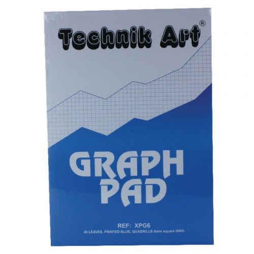 Technik Art Graph A4 Pad 40 Leaf XPG6