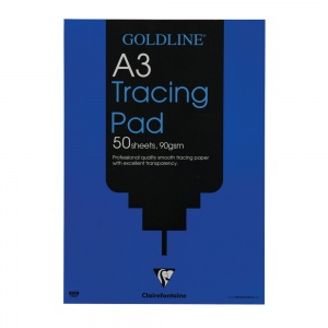 Goldline Professional A3 Tracing Pad 90gsm 50 Sheets GPT1A3