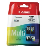 Canon PG-540 Colour Inkjet Cartridge for use with the Canon-540 and CL-541 ranges. Page yield - up to 180 pages. OEM Ref - 5225B006. CO57262