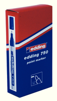 Edding 750 Paint Marker Opaque Bullet Tip Black 750-001