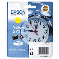 Epson Alarm Clock 27XL DURABrite Ultra Ink Cartridge (Yellow) Blister for WorkForce WF-3620DWF/WF-7610DWF/WF-3640DTWF/WF-7620DTWF/WF-7110DTW Printers EP53309