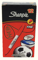 Sharpie Fine Marker Red P5222101 S0750150