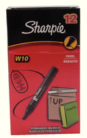 PaperMate Permanent Marker Chisel Tip Black W10 S0192652