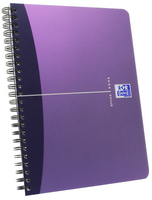 Oxford Office Notebook A5+ Soft Polypropylene Cover Assorted Ruled Feint Pk 5 100101300