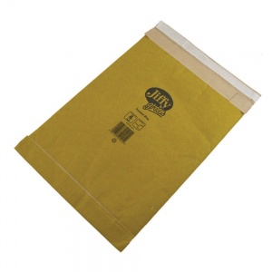 Jiffy Padded Mail Bag Size 0 135x229mm Gold PB-0 (Pack of 10) 1215