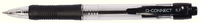Q-Connect Retractable Ball Point Pen Black (Pk 10) KF00267