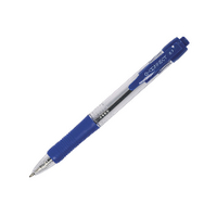 Q-Connect Retractable Ball Point Pen Blue (Pk 10) KF00268