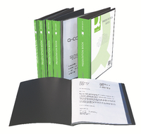 Q-Connect Presentation Book 10-Pocket Black