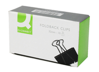 Q-Connect Foldback Clip 32mm Pk 10 KF01284