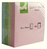 Q-Connect Quick Note Cube 75x75mm Pastel