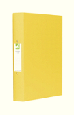 Q-Connect 2-Ring Binder A4 25mm Polypropylene Yellow