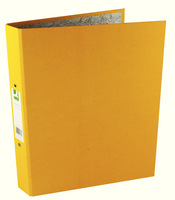 Q-Connect 2-Ring Binder A4 25mm Paper-Backed Yellow KF01473