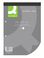 Q-Connect Refill Pad A4 Plain 80Leaf