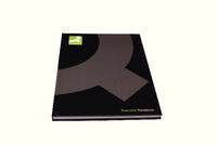Q-Connect Casebound A4 Hardback Notebook Black