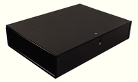 Q-Connect Box File Foolscap Black (Pk 5) KF20017