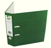 Q-Connect Lever Arch File A4 Paper-Backed Green