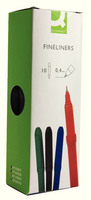 Q-Connect Fineliner Pen 0.4mm Black