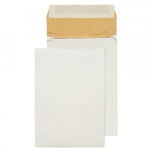 Q-Connect Padded Gusset Envelope B4 353x250x50mm Peel and Seal White (Pack of 100) KF3532