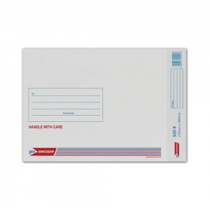 GoSecure Bubble Lined Envelope Size 8 270x360mm White (Pack of 50) KF71454