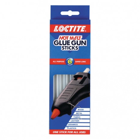 Loctite Hot Melt Glue Stick 200mm x 11mm (Pack of 6)