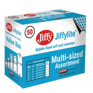 Jiffy Padded Bag Assorted Sizes Gold (Pack of 50) JPB-SEL