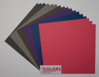 12x12 inch Dark Colors No.2 Heavyweight Cardstock Bundle 270gsm 18 sheets