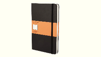 Moleskine Coloured Notebook Ruled Large Hard Black QP060