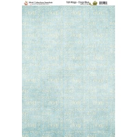 Nitwit Collection Tail Wags Dogs Font Blue Paper A4 10 Sheets