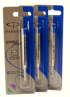 Parker Quinkflow Ballpen Refill Blister Pk 1 Medium Blue S0909580