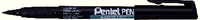Pentel Permanent Marker Fine 0.8mm Black NMS50-A
