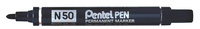 Pentel Permanent Marker Bullet Tip Black N50-A