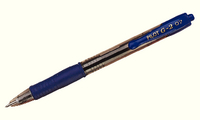 Pilot Gel Ink Retractable Rollerball Pen 0.4mm Line Blue (Pk 12) G20703