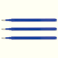Pilot Blue Frixion Pro Erasable Rollerball Pen Refills  075300303
